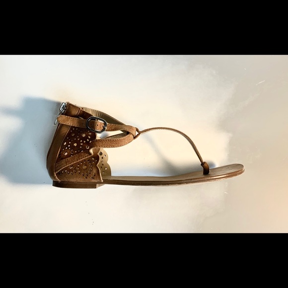 Sole society tan usage thong sandal US7 used - Picture 3 of 3